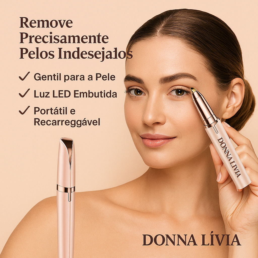 Caneta depiladora de sobrancelhas